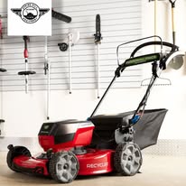 Toro Recycler push mower on the showroom floor